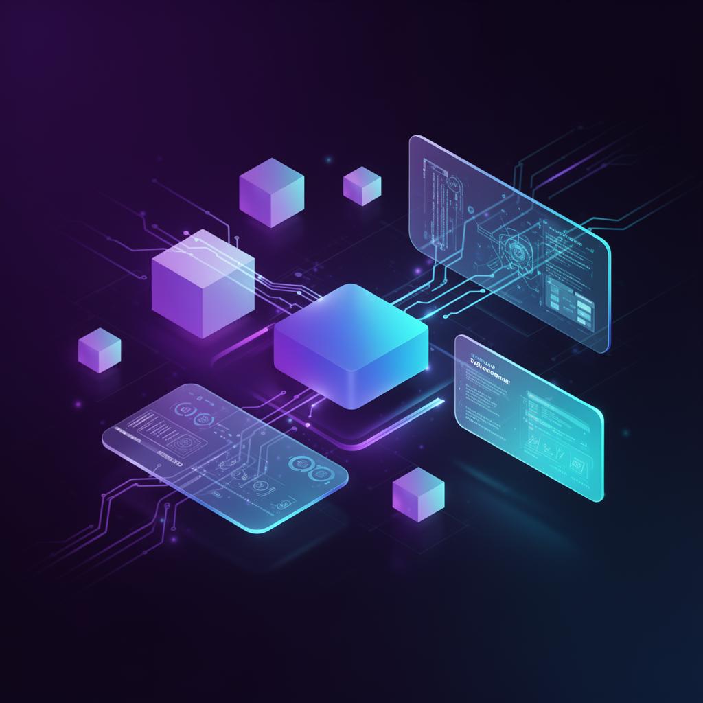 LogicxMind digital software solutions illustration